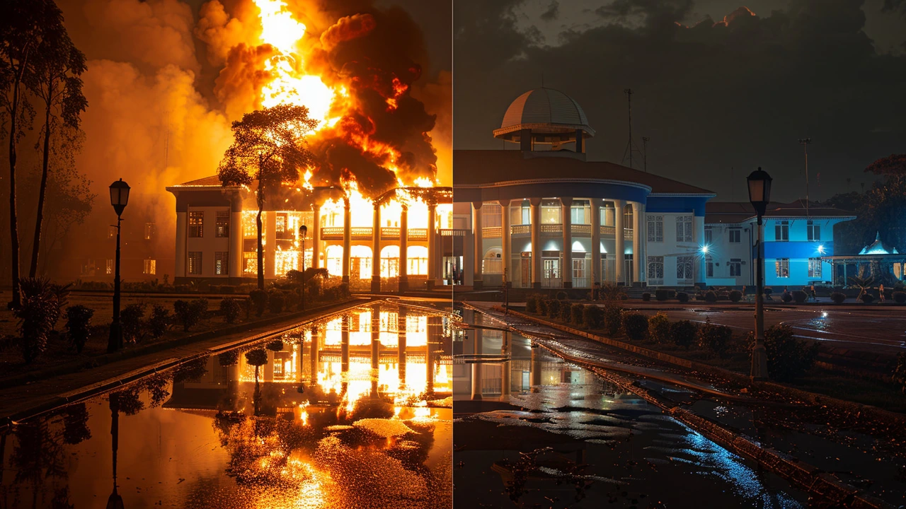 Tragic Blaze Destroys Historic Moi Library at Kenyatta University