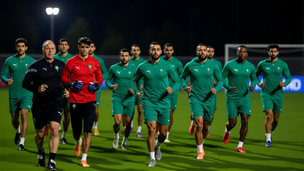 Atlas Lions Train in Maâmora Ahead of Sold-Out Mozambique Friendly in Tangier