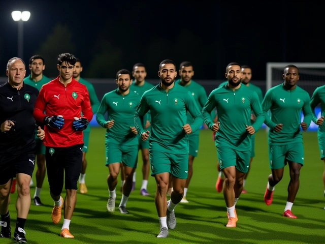 Atlas Lions Train in Maâmora Ahead of Sold-Out Mozambique Friendly in Tangier